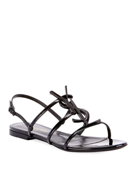 ysl red flat sandals|YSL flat sandals women.